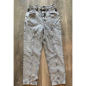 Isabel Marant Gray High-Rise Jeans
